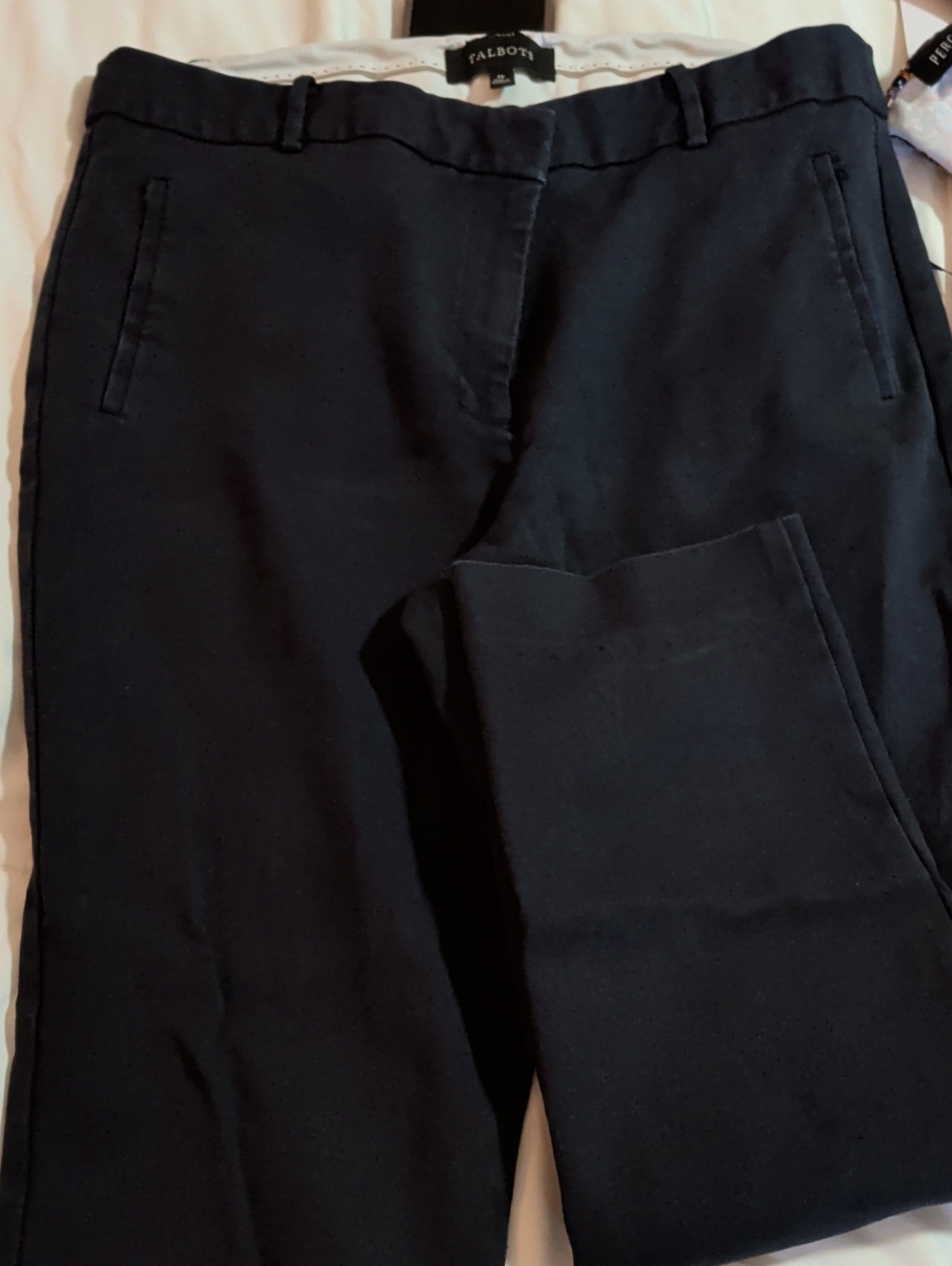 Talbots Woman's Navy Dress Pants - Straight Leg